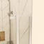36 po X P 72 po Porte de douche semi-sans cadre H H à finition nickel brossé-120047404