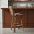 Timeless Swivel Bar Stool with Walnut Wood Base-129028326