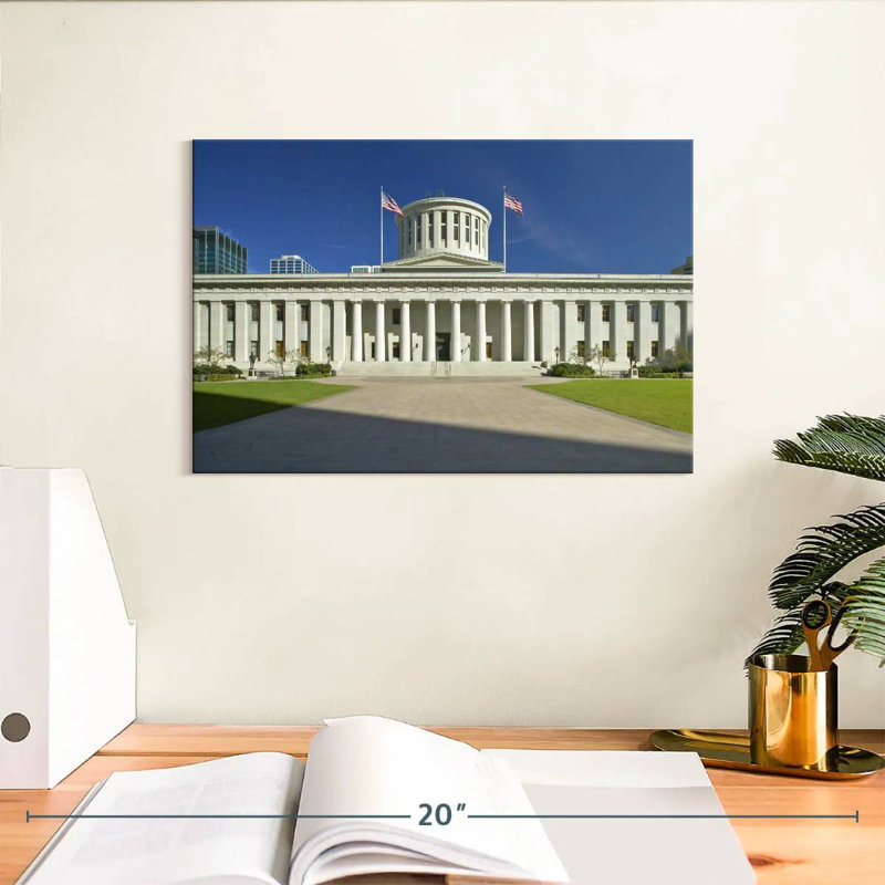 Ohio Statehouse, 8" H x 12" W