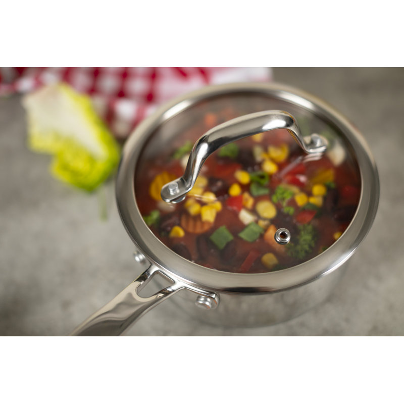 Kuhn Rikon Allround Stainless Steel Induction Safe Saucepan, 20cm / 3.1L