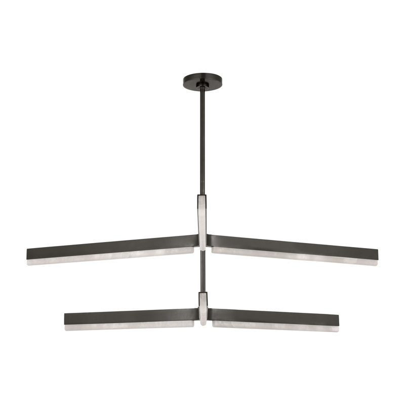 Linea LED Chandelier, Bronze