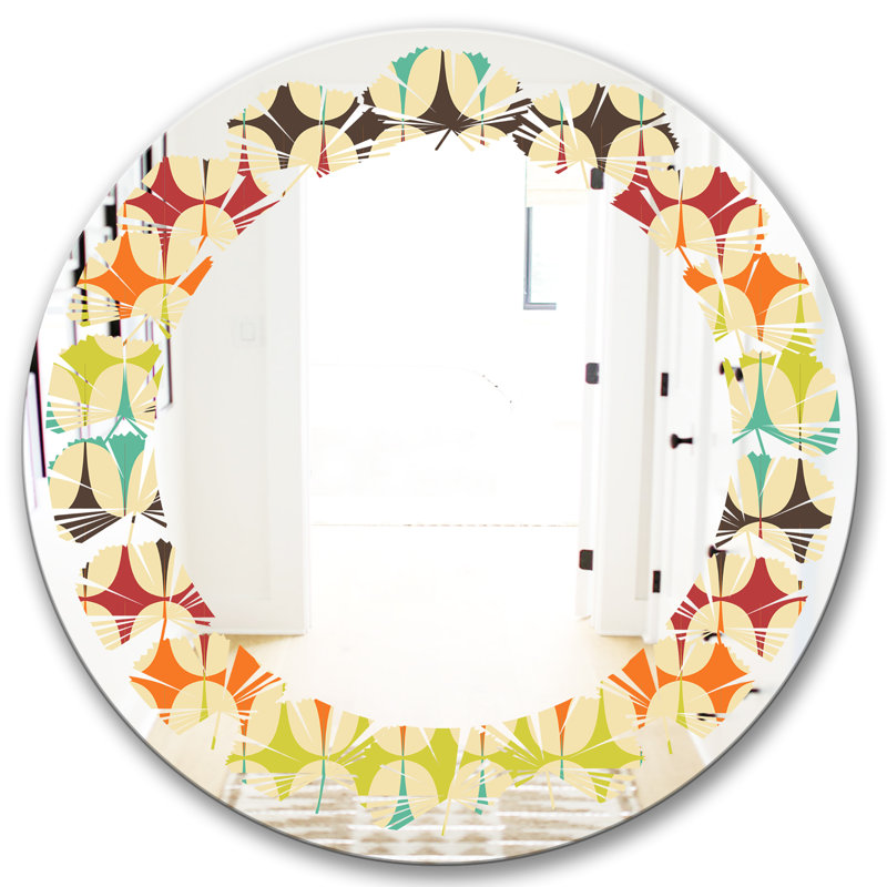 Miroir mural Leaves, H 24 po x l 24 po