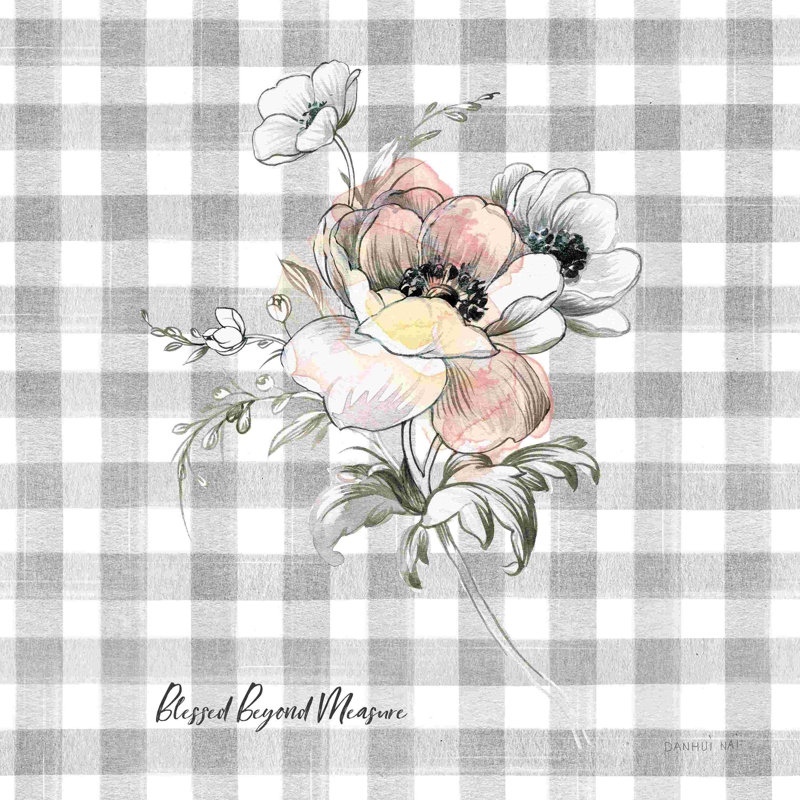 Carnet de croquis «Garden X Checker», H 36 po x l 36 po, Non, Toile tendue