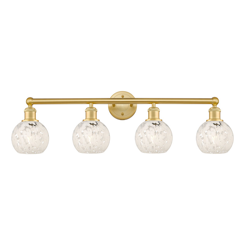 Beppino 4 - Light Dimmable Vanity Light, Satin Gold