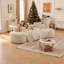 Canapé compressé de 110 pouces avec coussins lombaires, canapé rembourré à assise profonde pour le salon et la chambre à coucher-1187204748