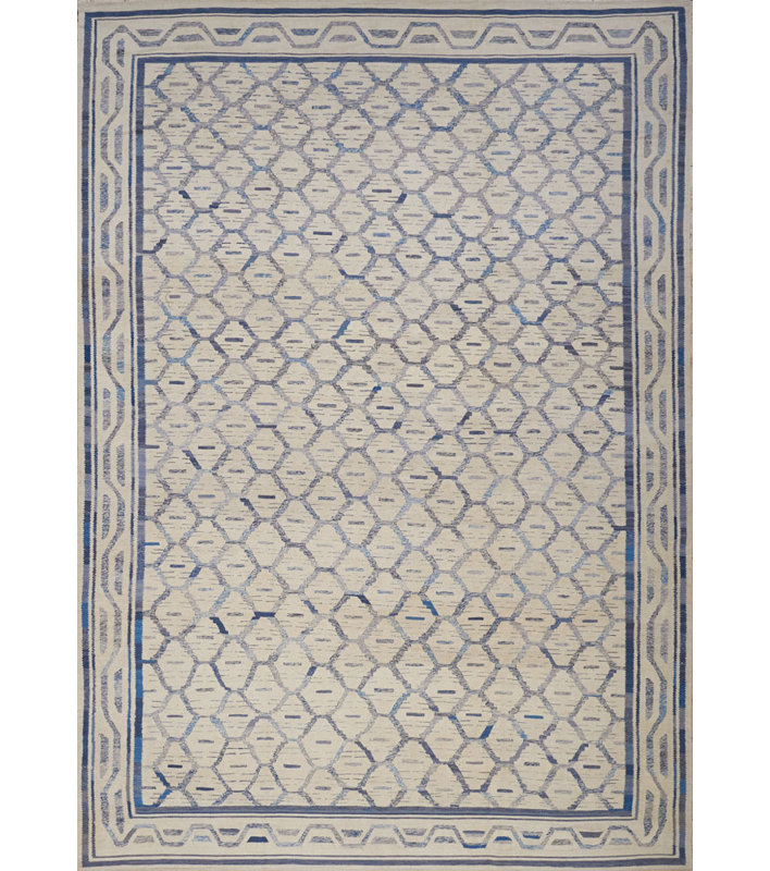 Oriental Area Rug in Blue/Beige