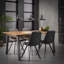 Disalvo Acacia Rectangular Wood Top Dining Table