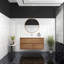 Ensemble de meuble-lavabo simple mural 48 po Azden-2010540902