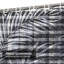 Denim exotique feuille de palmier délavé plantes tropicales grises avec 12 crochets-889447643