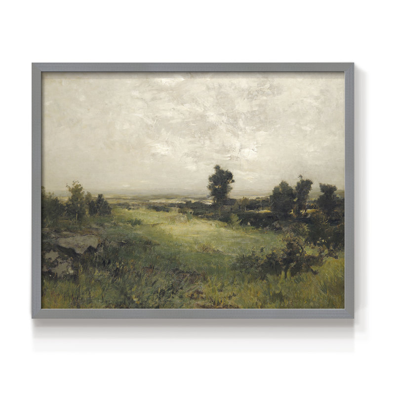 Paysages rétro-DCXLV III - impression encadrée - réaménageable, H 11 po x l 14 po