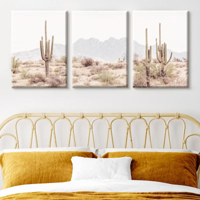 3 Piece Wrapped Canvas Wall Art