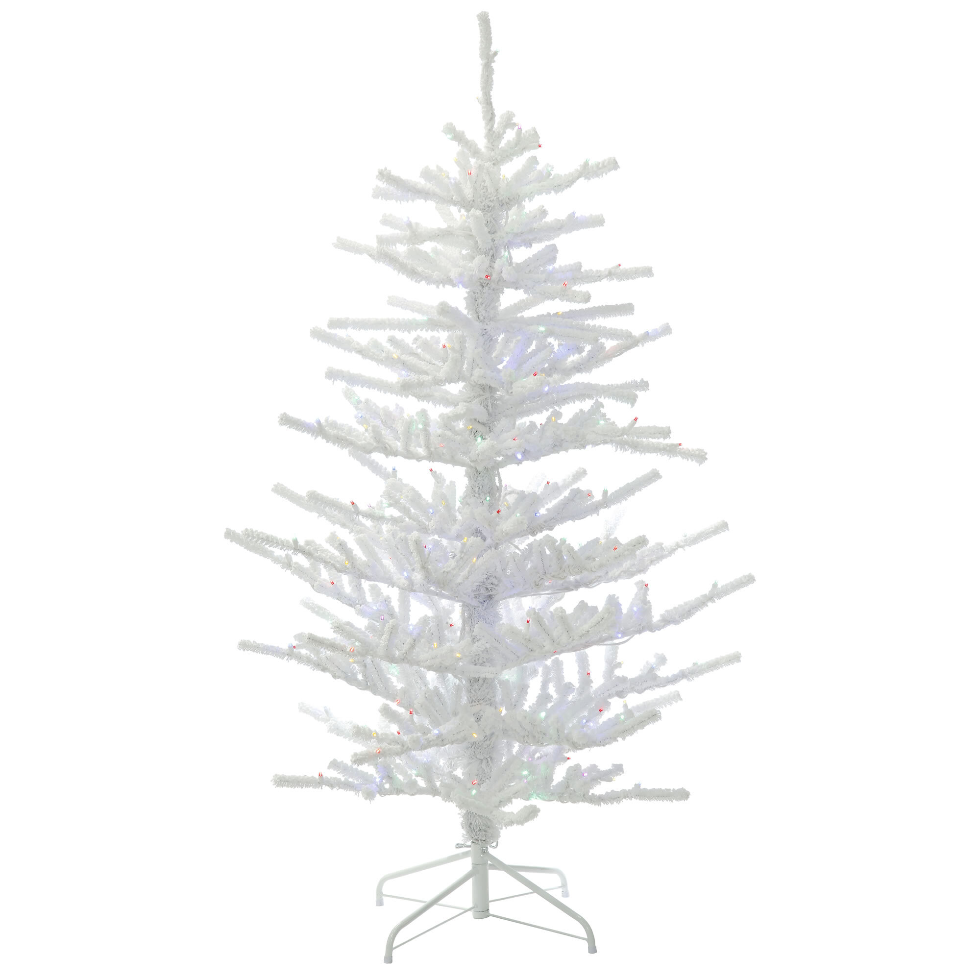 Northlight 4' White Pre-Lit Christmas Cascade Twig Tree, 58% OFF