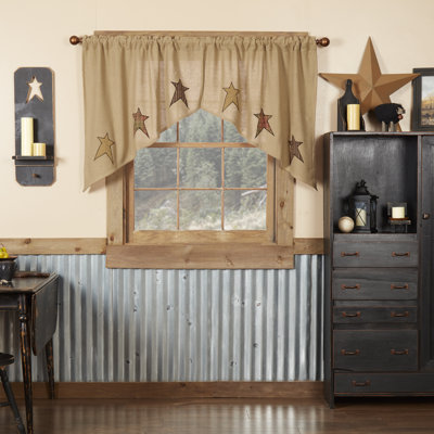 Cantonnière en étoile 36 po applique