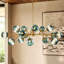 Lustre spoutnik linéaire en métal et verre 15 lumières Burness-951458953
