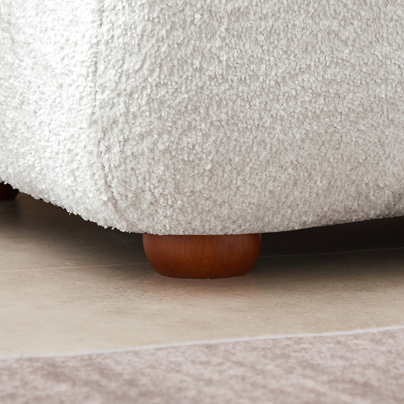 Christinia Orange Upholstered Chaise Lounge - Ivy Bronx