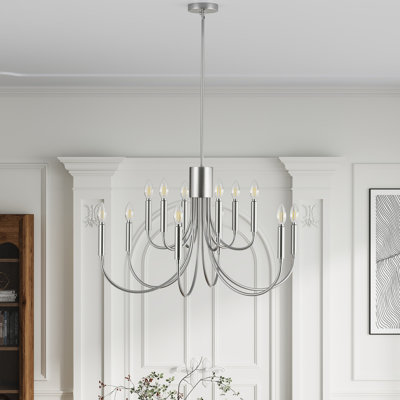 Luminaire à intensité variable de style chandelier pour îlot de cuisine Alvaro 12-E12