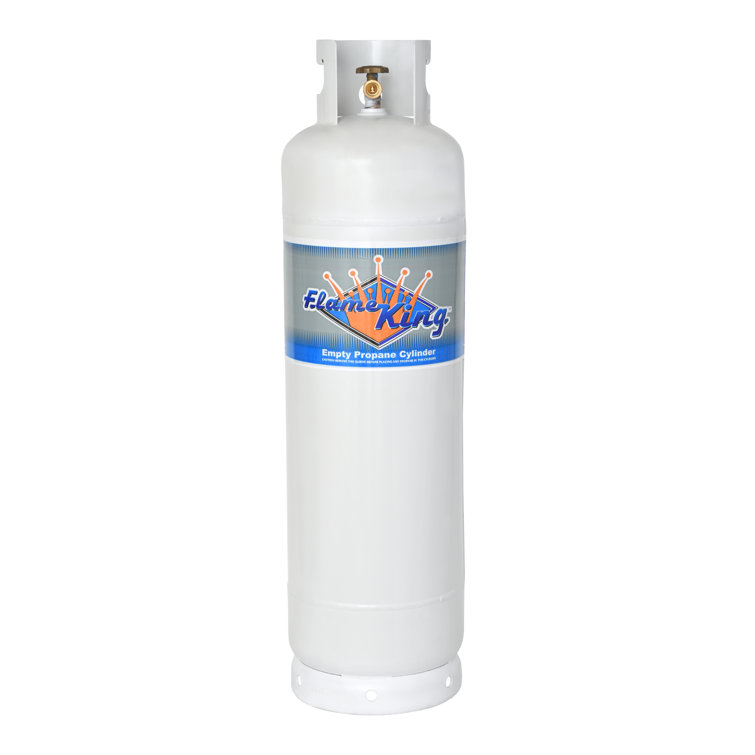 5 lb Refillable Steel Propane Tank Cylinder with OPD Valve & Built
