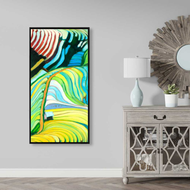 Art sur toile vert