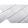 Premium Hand Painted 3" x 6" Straight Edge Glass Mosaic Subway Tile