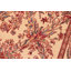 Tapis brun en laine à motif floral fait à la main 6 pi x 9 pi 3 po Parkerson