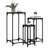 vidaXL Nesting Side Tables End Table Living Room Set of 3 Engineered Wood-255734485