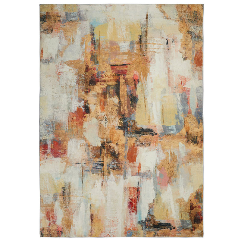Abstract Modern Anti Shed Easy To Clean Rug For Bedroom & Living Room, Rectangle 120 x 180cm