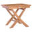 Moseley Rectangular Teak Solid Wood Foldable Outdoor Side Table , 20 " W 20 " D