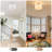4-Light Modern Semi Flush Mount Ceiling Lamp, White Frosted Acrylic Shade