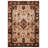 Gracianna Collection Digital Print Cotton-Polyester Brown Moroccan Rug-602824393