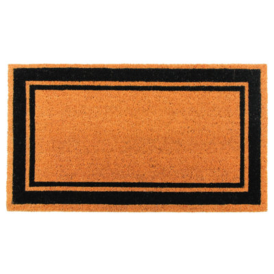 Tapis d'entrée KAF Home en fibre de coco neuve, ultra-résistant et imperméable