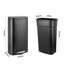 Almerton Stainless Steel Step On Kitchen Trash Can - 8L