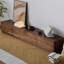Meuble télé simple en bois de noyer noir-1837184063