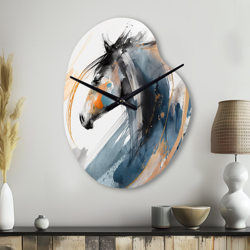 Horloge murale en forme de cheval Py Py, Petit