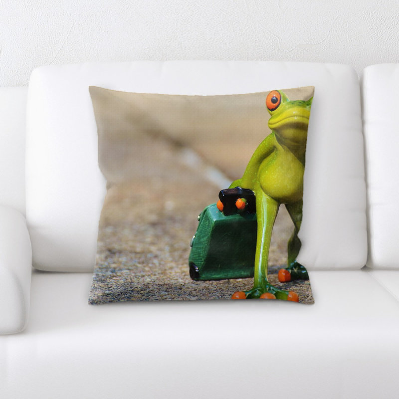 Microsuede Throw Pillow