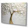 Arvia " White Orchid Tree Garden Of Branches V " on Canvas