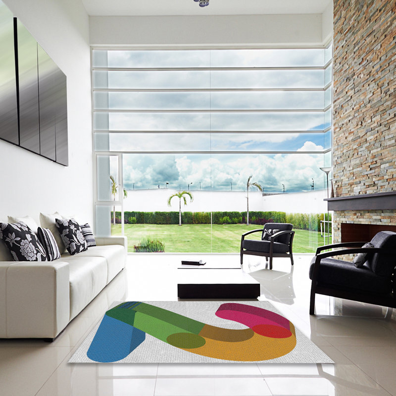 Tapis en laine, Carré 7 pi