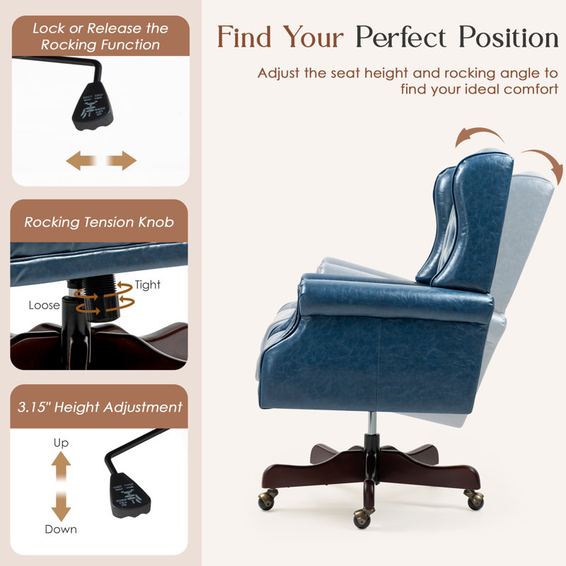 Fauteuil président Byrant, Bleu