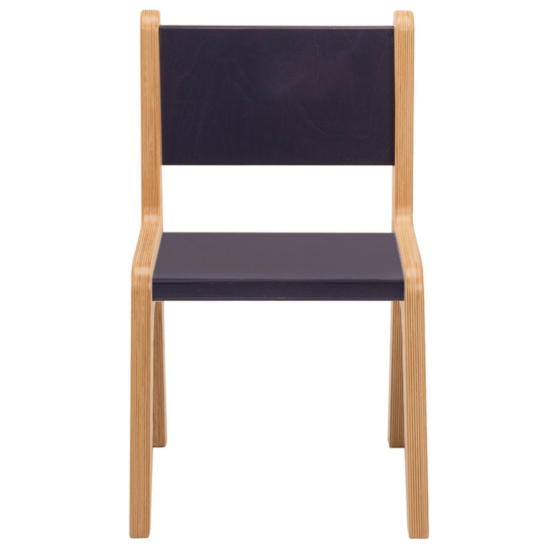 Chaise de classe standard, Bleu Whitney, 12 po