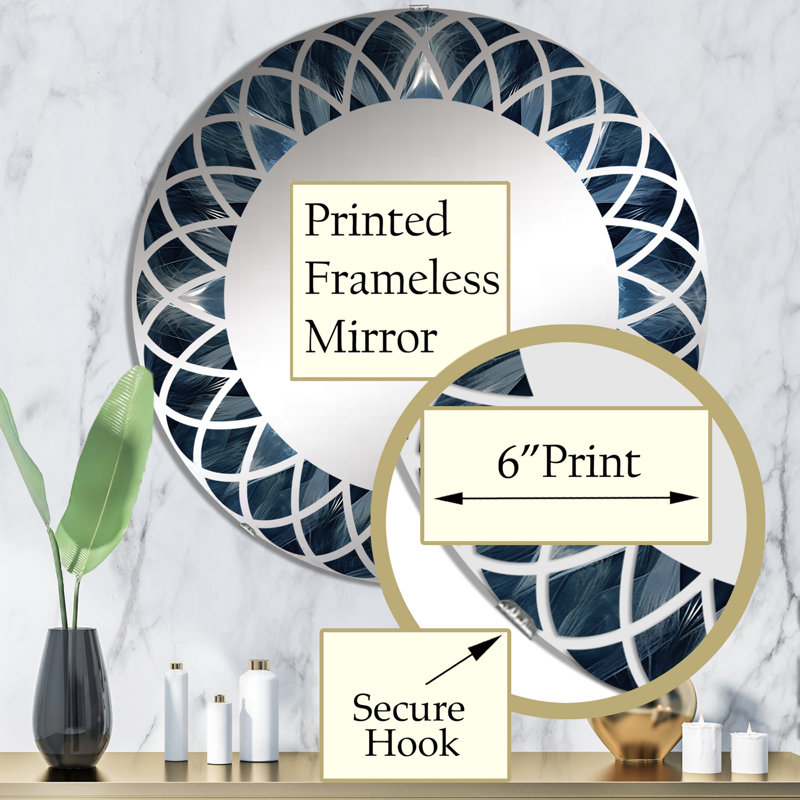 Miroir mural Tuftonboro, 32 po x 32 po