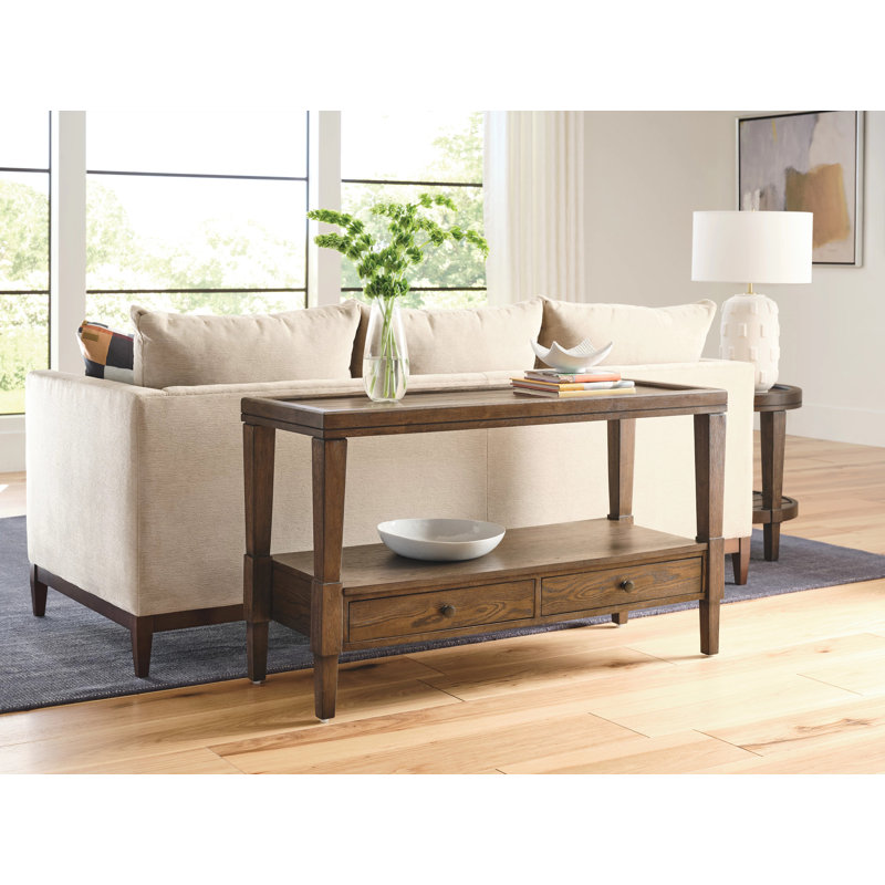 TABLETTE CANAPÉ RECTANGULAIRE SÉPIA