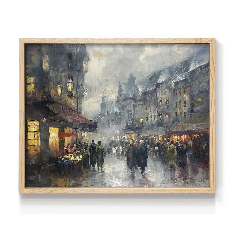 Paysage - CLXI - Reproduction encadrée - réarmable, Natural, 11" H x 14" W
