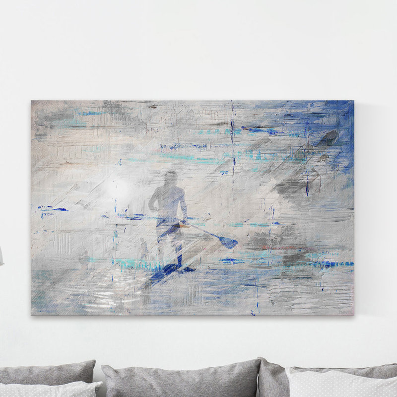 « soleil light raquette » par parvez taj,, reproduction d’art sur toile tendue, H 16 po x l 24 po x P 1,5 po