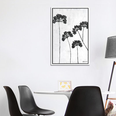 Queen Anne's Lace II by Roey Ebert - Drawing on Canvas