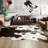 Ganote Animal Print Faux Cowhide Area Rug-649386223-584485139