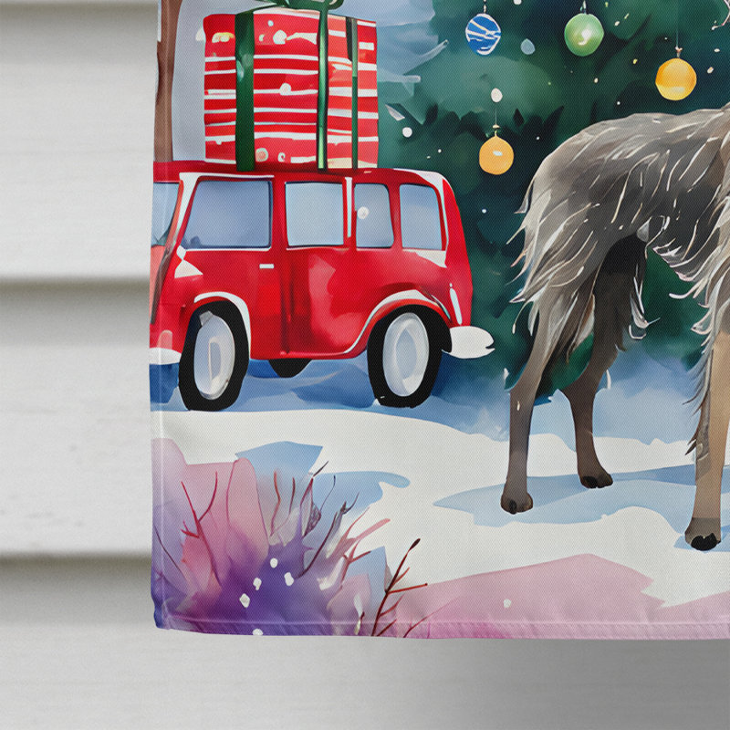 Double Sided Polyester Christmas, 40'' H x 28'' W