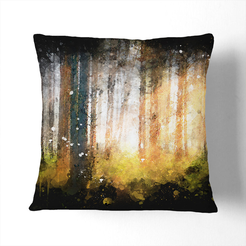 Square Cushion, 40cm H x 40cm W x 15cm D, White