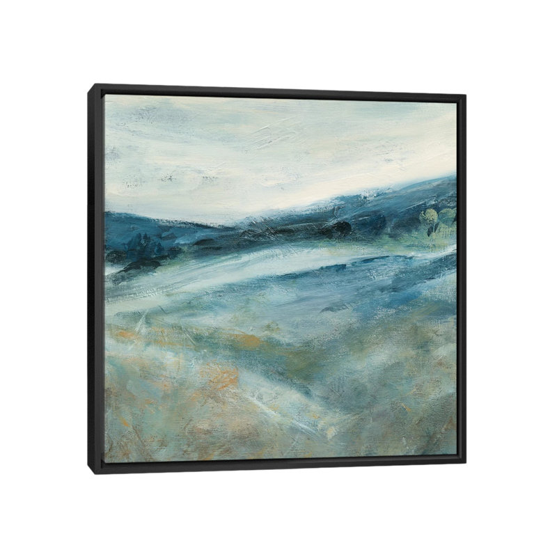 «Distant Shadows II» par Carol Robinson - reproduction d'art, Aucun mat, H 37 po x l 37 po x P 1,5 po, Toile avec cadre noir