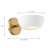 Vinetta 1-Light Wall Sconce in White-1957205546
