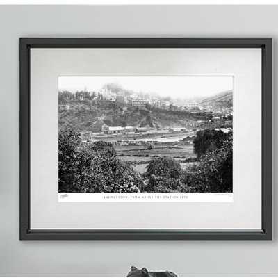 Launceston, From Above The Station 1893 - Single Picture Frame Print