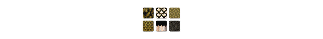 Square 6 Piece Coaster Set